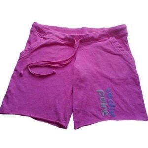 Cedar Point Shorts Small Dark Pink French Terry